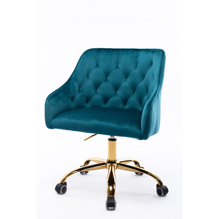 House of Hampton® Daylie Velvet Task Chair Wayfair